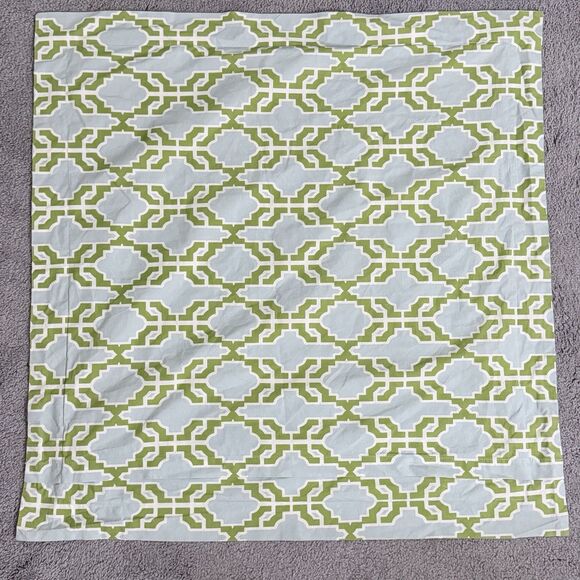 Pottery Barn Shay Trellis FULL QUEEN Duvet and Euro Shams - Picture 14 of 14